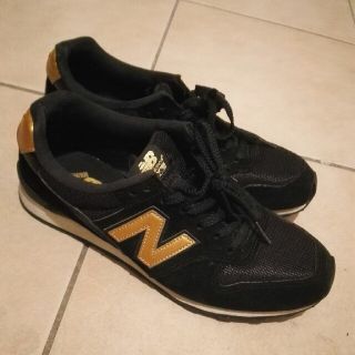 ニューバランス(New Balance)のニューバランス　996 　黒×コールド　24.5㎝(スニーカー)