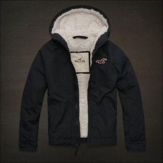 ホリスター(Hollister)のホリスター　フードボア付き ナイロン ジャケット レア(ナイロンジャケット)