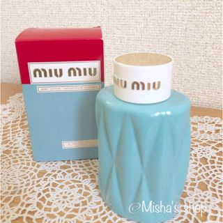 ミュウミュウ(miumiu)の【新品】miumiu ボディローション(ボディローション/ミルク)