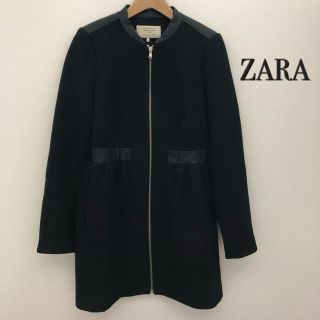 ザラ(ZARA)のZARA  ザラ レザー風コート(ロングコート)