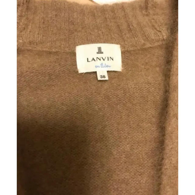 LANVIN en Bleu(ランバンオンブルー)のランバンオンブルー  フェレット カーディガン ロング ラクーン  レディースのトップス(カーディガン)の商品写真