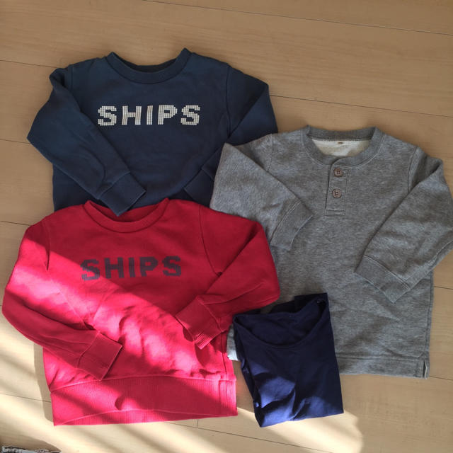 SHIPS KIDS(シップスキッズ)のシップスキッズ、MUJI ９点セット キッズ/ベビー/マタニティのキッズ服男の子用(90cm~)(その他)の商品写真