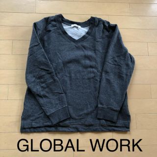 グローバルワーク(GLOBAL WORK)のグローバルワーク Vネック 裏起毛プルオーバー(トレーナー/スウェット)