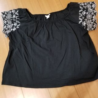 エイチアンドエム(H&M)のH&M　ｶｯﾄｿｰ(カットソー(半袖/袖なし))