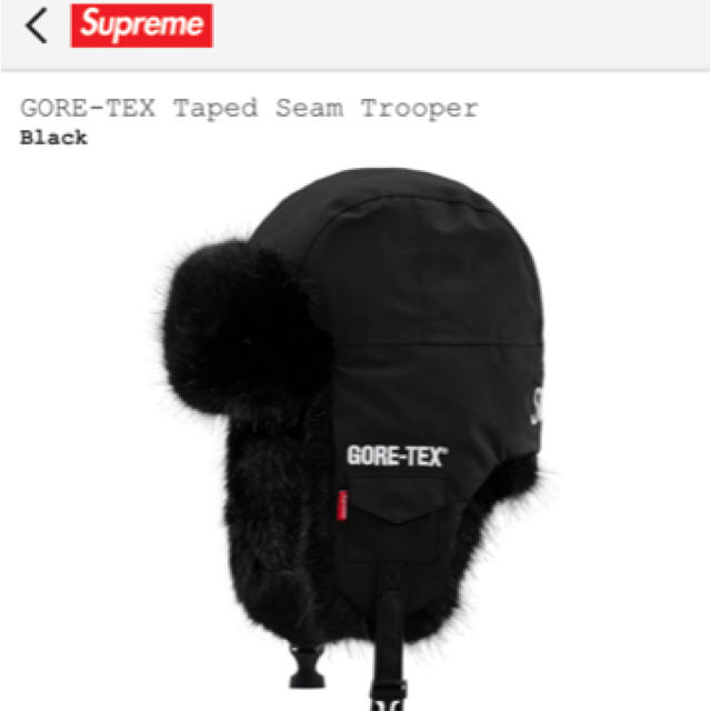 込 GORE-TEX Taped Seam Trooper Black