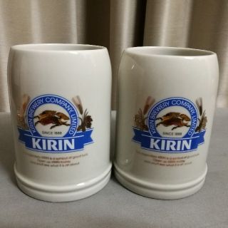 キリン(キリン)のKIRINビール　マグカップ×2個(グラス/カップ)