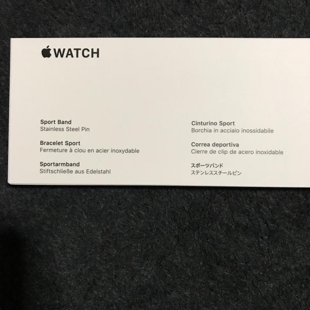 Apple Watch(アップルウォッチ)のapple watch series4 40 38 白 純正 スポーツバンド  メンズの時計(腕時計(デジタル))の商品写真