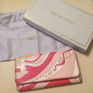 エミリオプッチ(EMILIO PUCCI)のエミリオプッチ 長財布 正規品 ピンク(ショルダーバッグ)