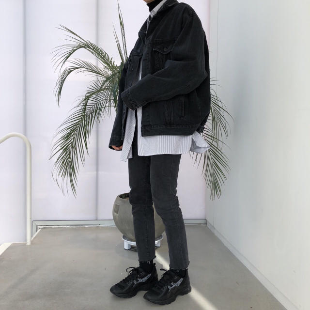 oversize denim jacketの+rallysantafesinooficial.com