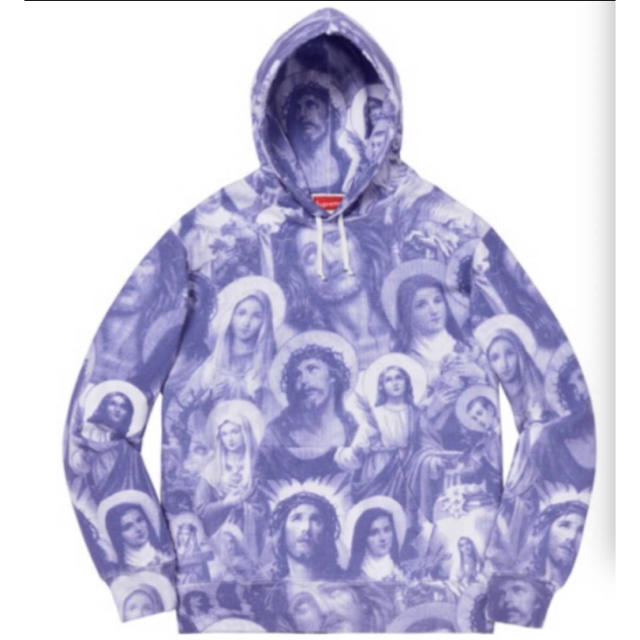 Jesus and Mary Hooded Sweatshirt M