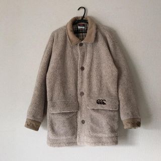 カンタベリー(CANTERBURY)の古着 ボア コート(ブルゾン)