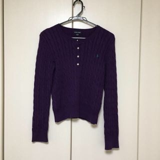 ラルフローレン(Ralph Lauren)のラルフローレン コットンセーター キッズ 160(ニット)