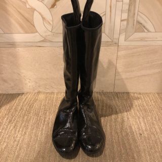 プラダ(PRADA)の年末売り尽くし❣️PRADA プラダ ロングブーツ BLACK 黒(ブーツ)