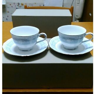 ノリタケ(Noritake)のノリタケ　ティーカップ　ソーサー　2客セット(グラス/カップ)