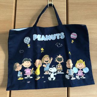ファミリア スヌーピー バッグ レッスンバッグ 美品 ピーナッツ コラボ