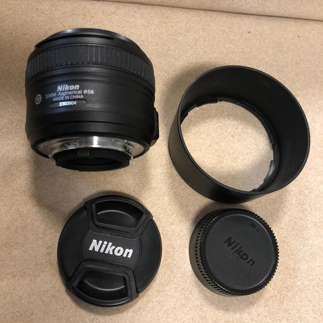 Nikon(ニコン)のNIKON AF-S NIKKOR 50mm ｆ/1.8G  FXフォーマット スマホ/家電/カメラのカメラ(レンズ(単焦点))の商品写真