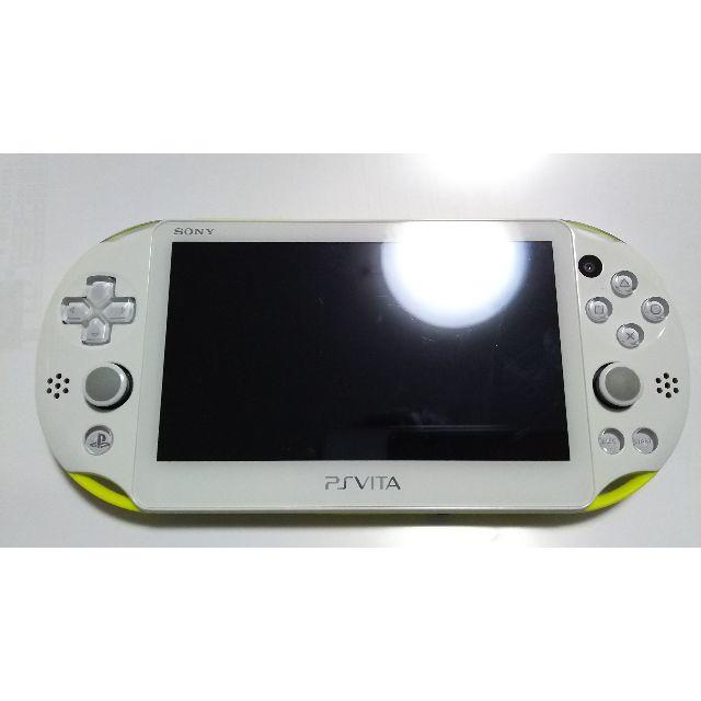 注目ブランドのギフト SONY - 期間限定販売 PSVITA レモングリーンホワイト 携帯用ゲーム機本体