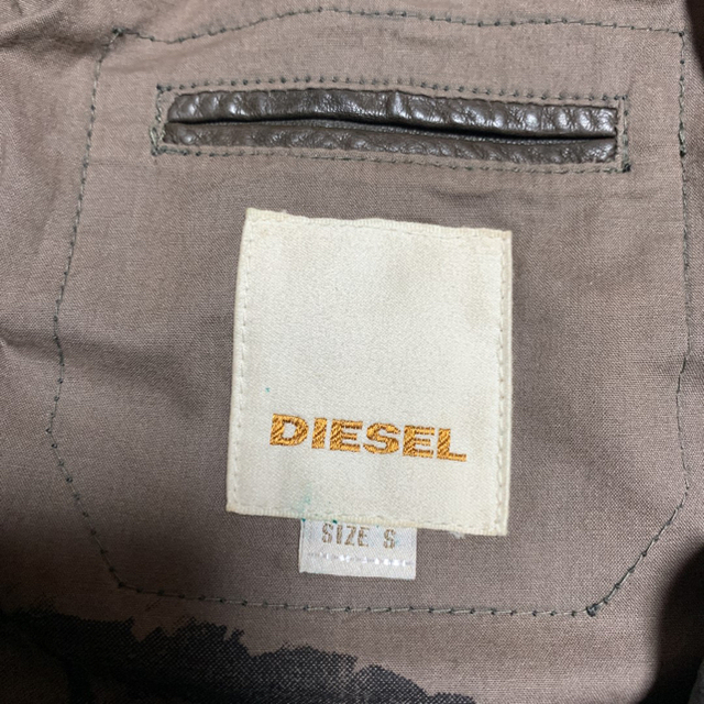 美品 DIESEL 革ジャン ② S レザージャケット ライダース