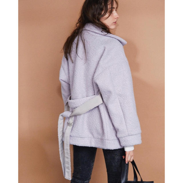 juemi :Curling Bore Middle Coatの通販 by Nanami.k's shop｜ラクマ