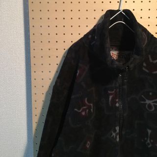 バートン(BURTON)の稀少品★BURTON 90s vintage 総柄フリース USA製(ブルゾン)