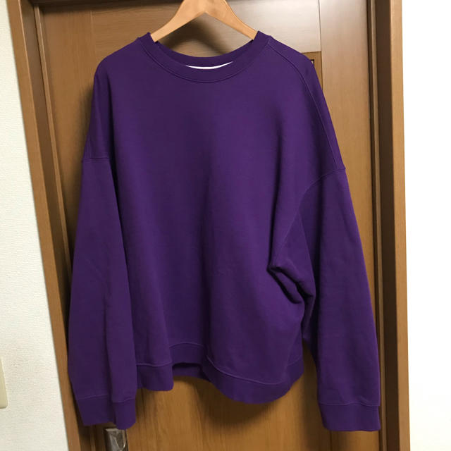 SHAREEF(シャリーフ)のASCLO over flt sweat 紫 タグ付き メンズのトップス(スウェット)の商品写真