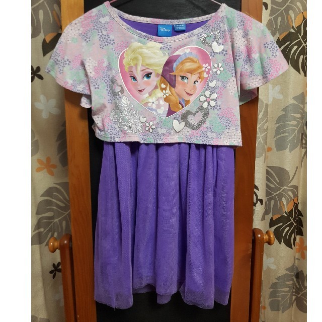 アナと雪の女王⭐ワンピース☆値下げ キッズ/ベビー/マタニティのキッズ服女の子用(90cm~)(ワンピース)の商品写真