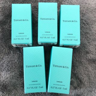 ティファニー(Tiffany & Co.)の【ゆゆこさま専用】ティファニー 香水 オードパルファム 5ml×5本セット(香水(女性用))