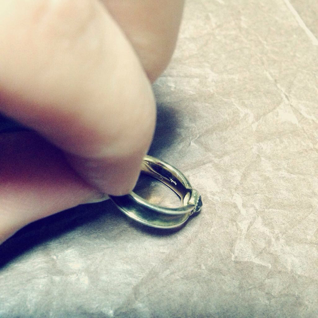 agete(アガット)のagete♡ストーンピンキーリング レディースのアクセサリー(リング(指輪))の商品写真