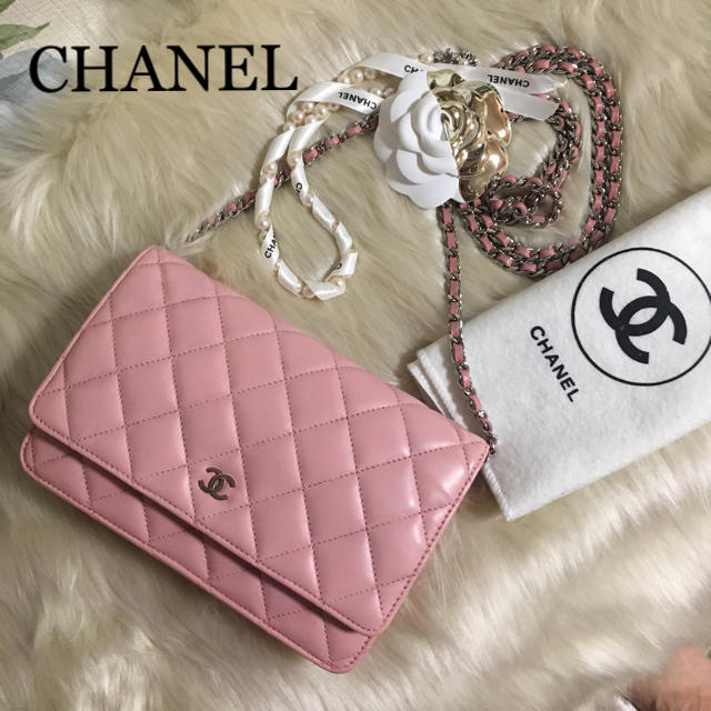 美品 正規品 CHANEL シャネル マトラッセ  チェーン ウォレット