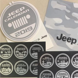 ジープ(Jeep)のJeep…2019年カレンダー ❁﻿ クリアファイル セット...♪*ﾟ(カレンダー/スケジュール)