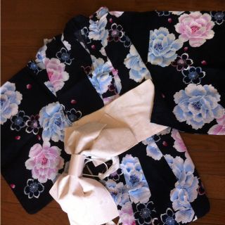 浴衣＆作り帯セット♡(浴衣)