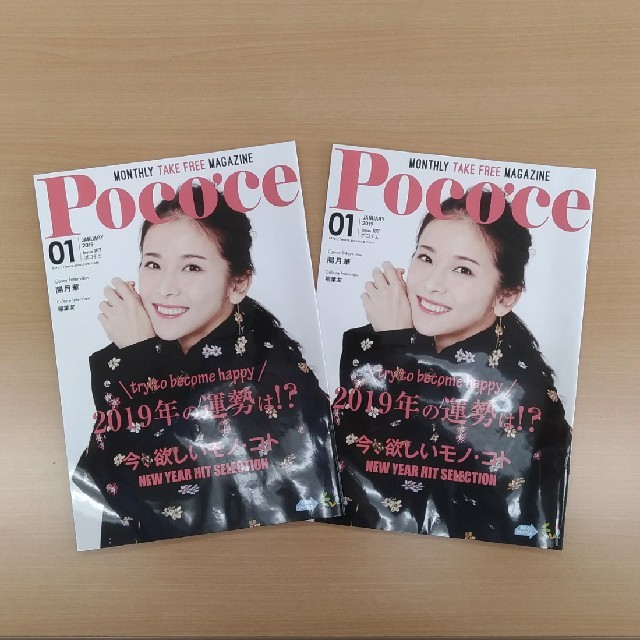 送料込・即購入OK★Pococe ポコチェ 2019年1月号2冊 陽月華・稲葉友 エンタメ/ホビーの雑誌(ファッション)の商品写真