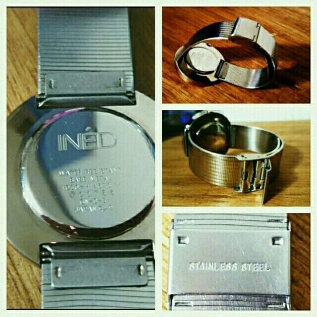 INED(イネド)のINED シルバー腕時計 レディースのファッション小物(腕時計)の商品写真