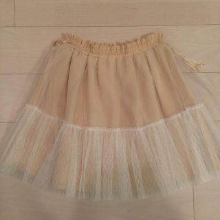 ジルスチュアート(JILLSTUART)のジル チュールスカート(ひざ丈スカート)