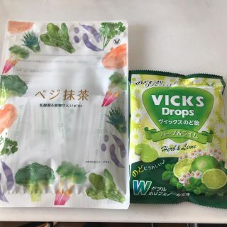 タイショウセイヤク(大正製薬)のベジ抹茶 栄養補助食品 vicks ヴィックス のど飴(その他)