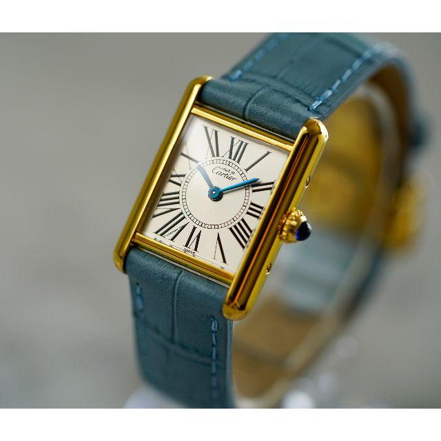 美品 カルティエ マスト タンク オパラン SM Cartier39CARTIER