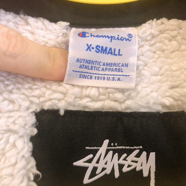 STUSSY(ステューシー)のstussy  champion アウター ジャケット レディースのジャケット/アウター(その他)の商品写真