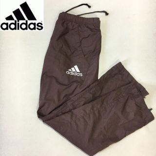 アディダス(adidas)のアディダス◆ナイロンパンツ◆ ブラウン Mサイズ レディース(ナイロンジャケット)