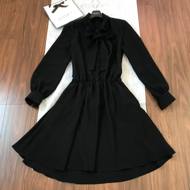 美品♡フォクシー 2017 Stole Dress ワンピース 40 定価8万円