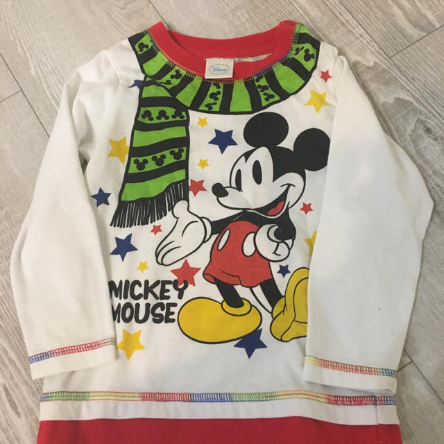 Disney(ディズニー)のミッキーマウス Ｔシャツ 95cm キッズ/ベビー/マタニティのキッズ服男の子用(90cm~)(Tシャツ/カットソー)の商品写真