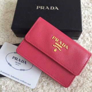 プラダ(PRADA)の新品♡PRADAサフィアーノカードケース(名刺入れ/定期入れ)