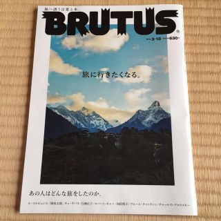 マガジンハウス(マガジンハウス)の58)BRUTUS 旅に行きたくなる。(アート/エンタメ/ホビー)