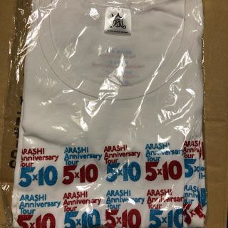 アラシ(嵐)の嵐 5×10 Ｔシャツ(アイドルグッズ)