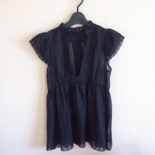 ジルスチュアート(JILLSTUART)のジル♡黒のトップス(シャツ/ブラウス(半袖/袖なし))