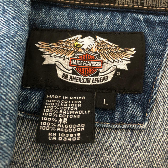 Harley Davidson(ハーレーダビッドソン)の★ハーレーダビッドソン★ジージャン メンズのジャケット/アウター(ライダースジャケット)の商品写真