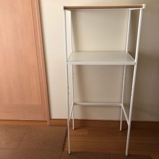 ムジルシリョウヒン(MUJI (無印良品))のtower  ゴミ箱上ラック ホワイト(収納/キッチン雑貨)