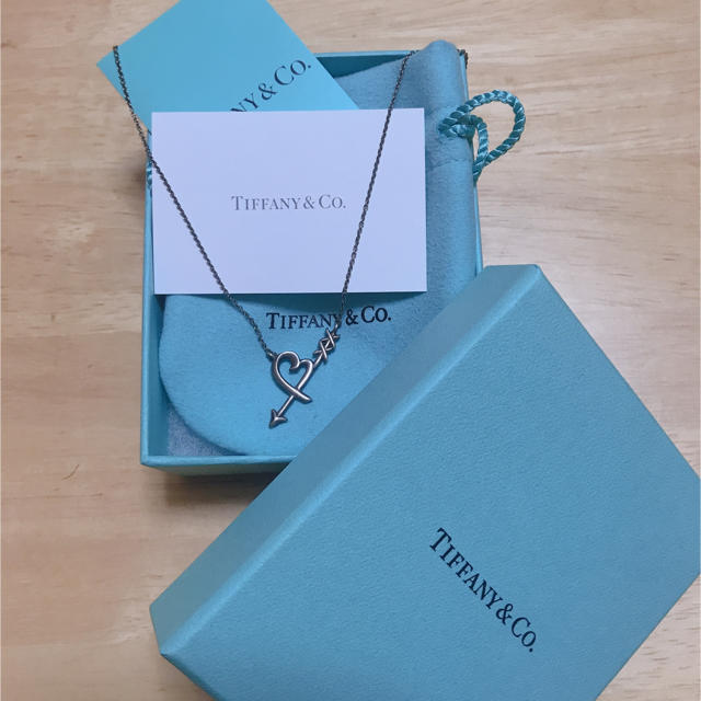 Tiffany & Co.(ティファニー)の【お値下げ可】Tiffany ハート&アロー ペンダント レディースのアクセサリー(ネックレス)の商品写真