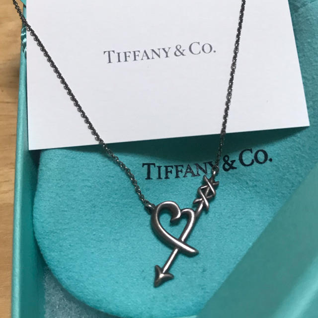 Tiffany & Co.(ティファニー)の【お値下げ可】Tiffany ハート&アロー ペンダント レディースのアクセサリー(ネックレス)の商品写真