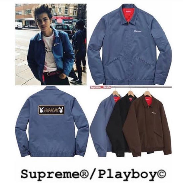 Supreme - supreme playboy work jacketの通販 by しゅぷりーま Supreme - supreme playboy work jacketの通販 by しゅぷりーま