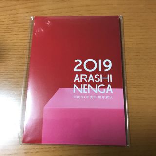 アラシ(嵐)の嵐 年賀状 2019(使用済み切手/官製はがき)